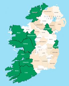 The Counties in the Republic of Ireland